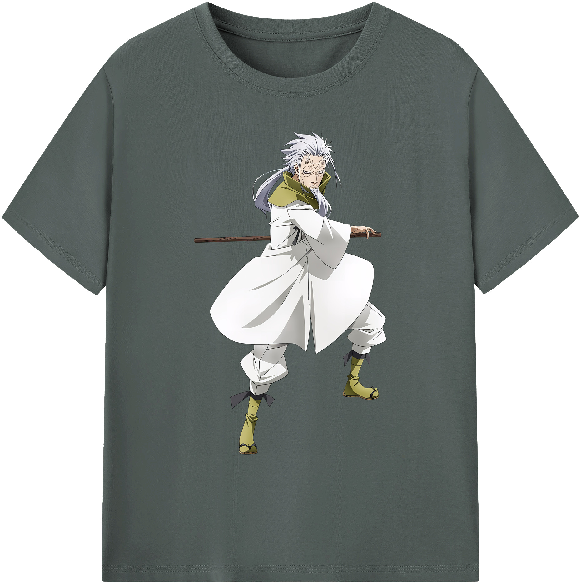 （画像用） 転スラ Regarding Reincarnated to Slime 綿100％ メンズ半袖Tシャツ｜肌触りやわらか＆通気性